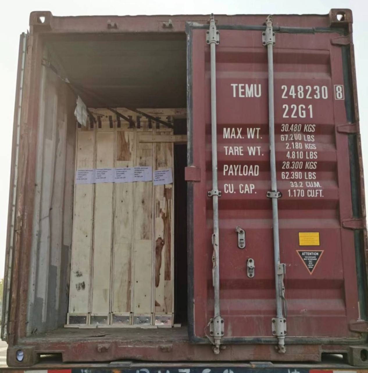 Container loading - Shipment 2